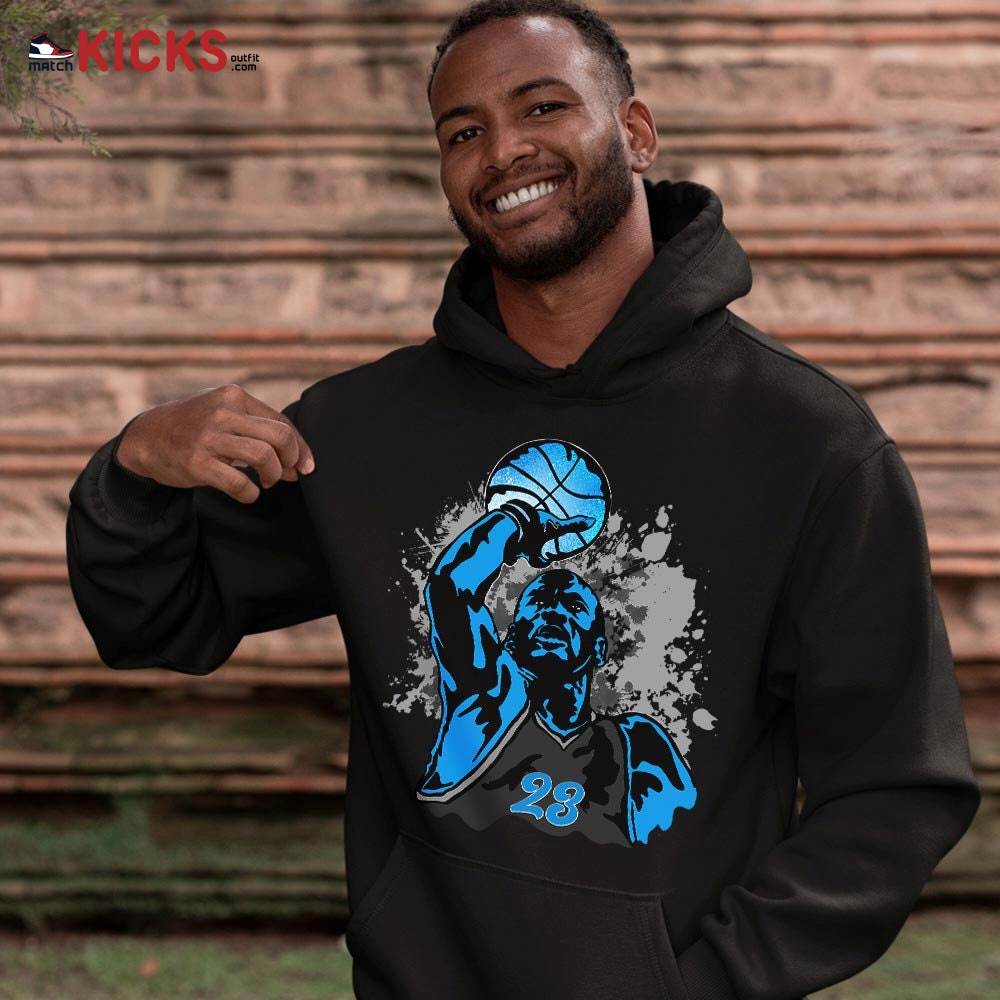 Basketball Superstar Sneaker Shirt Match Black University Blue 13s, Jordan 13 Black University Blue 2022 MKO T-Shirt Basketball Superstar Sneaker Shirt Match Black University Blue 13s, Jordan 13 Black University Blue 2022 MKO T-Shirt