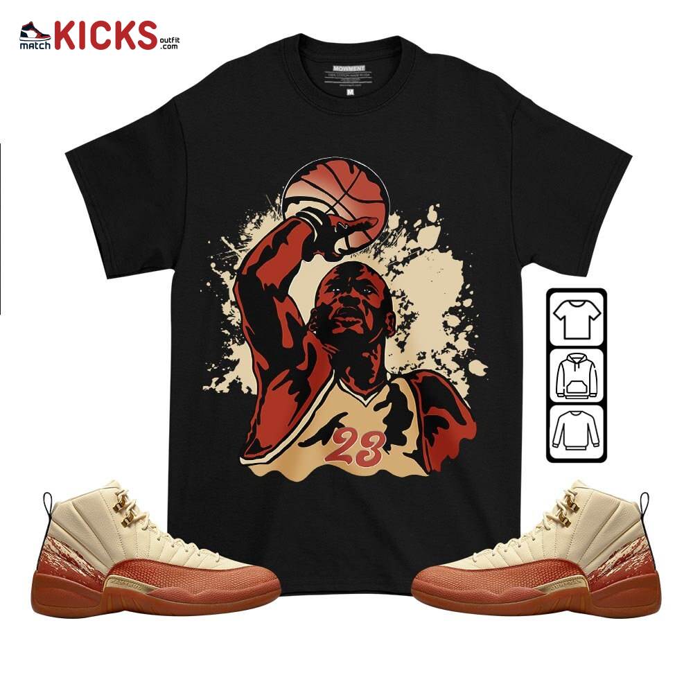 Basketball Superstar Sneaker Shirt Match Eastside Golf 12s, Jordan 12 Retro Eastside Golf MKO T-Shirt
