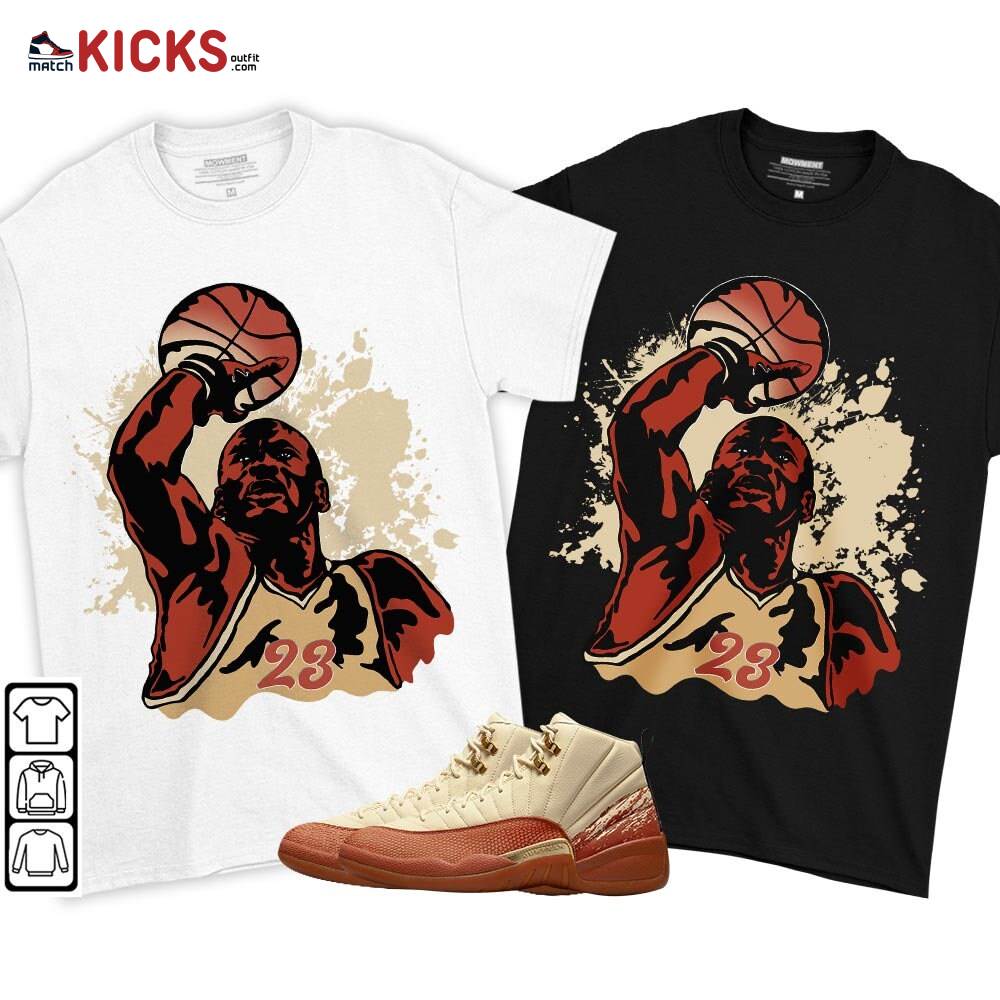 Basketball Superstar Sneaker Shirt Match Eastside Golf 12s, Jordan 12 Retro Eastside Golf MKO T-Shirt