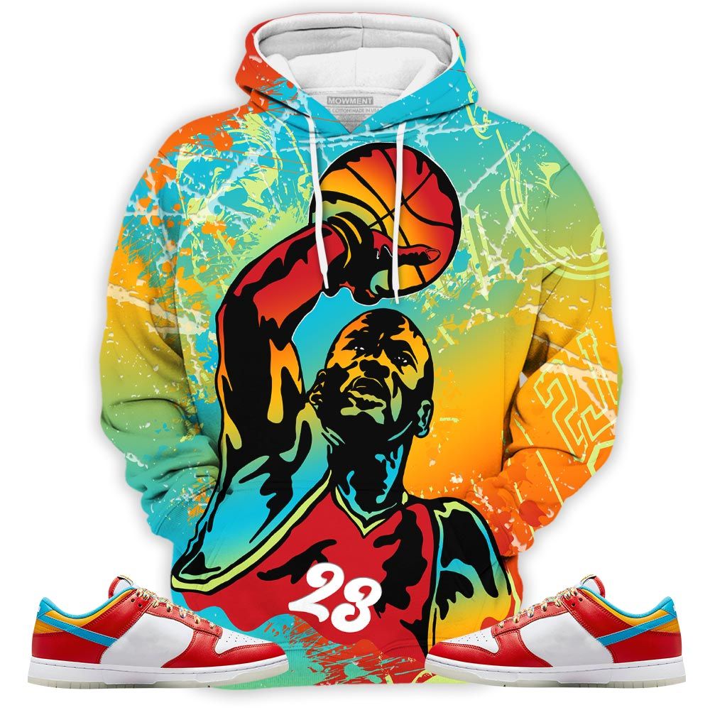 Basketball Superstar Sneaker Shirt Match Fruity Pebbles Shoes, Dunk Low Fruity Pebbles Hoodie Sweatshirt Tee All Over Print MKO Shirt Basketball Superstar Sneaker Shirt Match Fruity Pebbles Shoes, Dunk Low Fruity Pebbles Hoodie Sweatshirt Tee All Over Print MKO Shirt