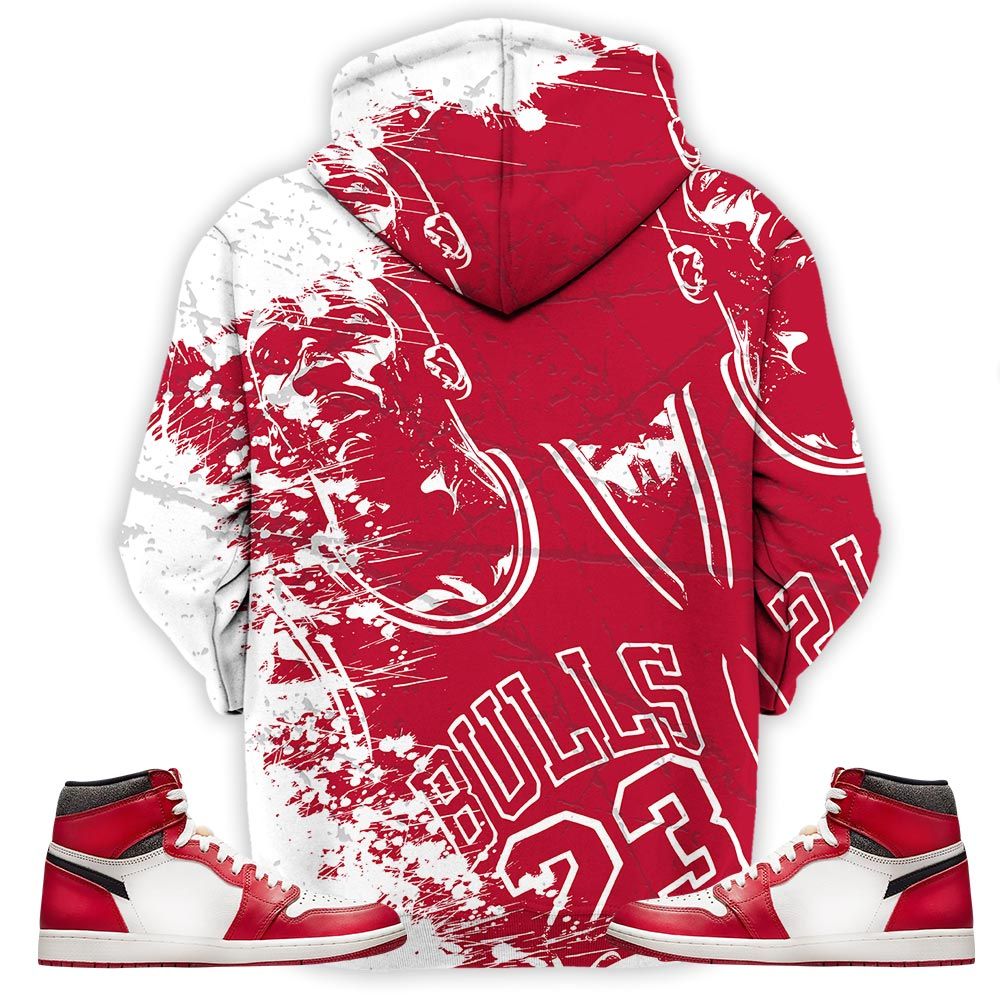 Basketball Superstar Sneaker Shirt Match High Og Chicago 1S, Jordan 1 Lost Found Chicago Hoodie Sweatshirt Tee All Over Print MKO Shirt