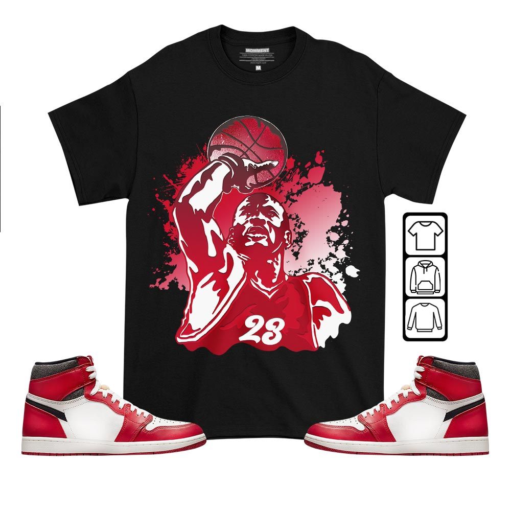 Basketball Superstar Sneaker Shirt Match High OG Chicago 1s, Jordan 1 Lost Found Chicago MKO T-Shirt Basketball Superstar Sneaker Shirt Match High OG Chicago 1s, Jordan 1 Lost Found Chicago MKO T-Shirt