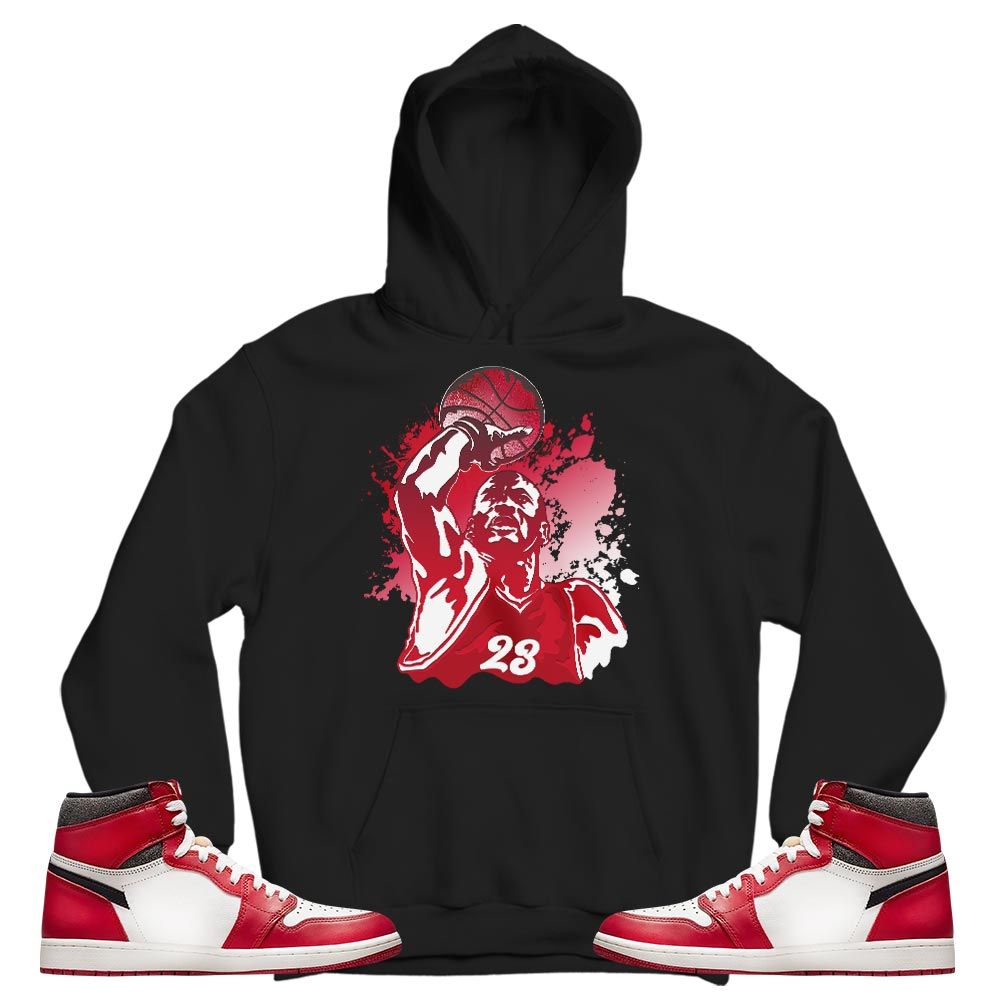 Basketball Superstar Sneaker Shirt Match High OG Chicago 1s, Jordan 1 Lost Found Chicago MKO T-Shirt