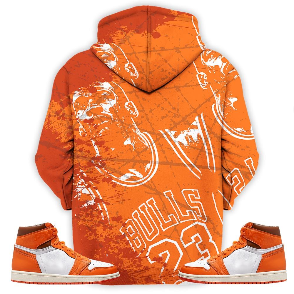 Basketball Superstar Sneaker Shirt Match High Og Starfish 1S, Jordan 1 Retro High Og Starfish Hoodie Sweatshirt Tee All Over Print MKO Shirt