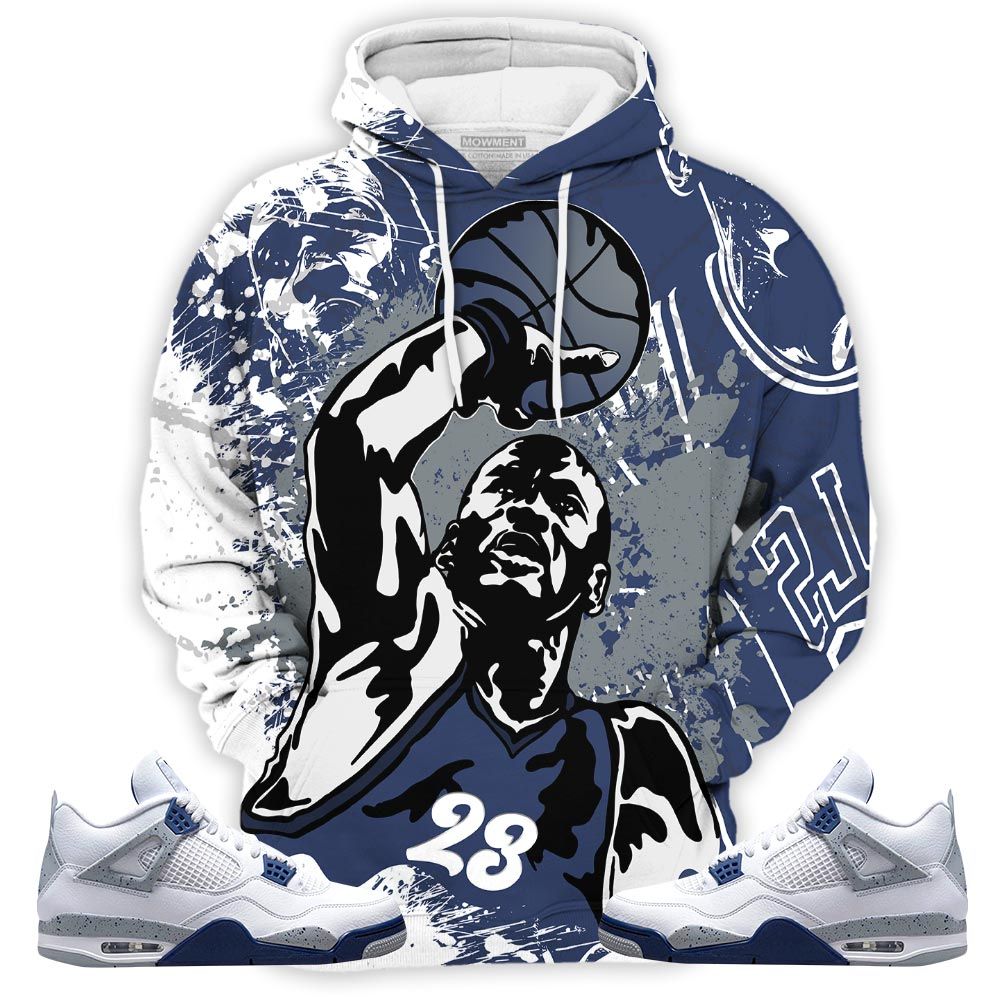 Basketball Superstar Sneaker Shirt Match Midnight Navy 4S, Jordan 4 Retro Midnight Navy Hoodie Sweatshirt Tee All Over Print MKO Shirt Basketball Superstar Sneaker Shirt Match Midnight Navy 4S, Jordan 4 Retro Midnight Navy Hoodie Sweatshirt Tee All Over Print MKO Shirt