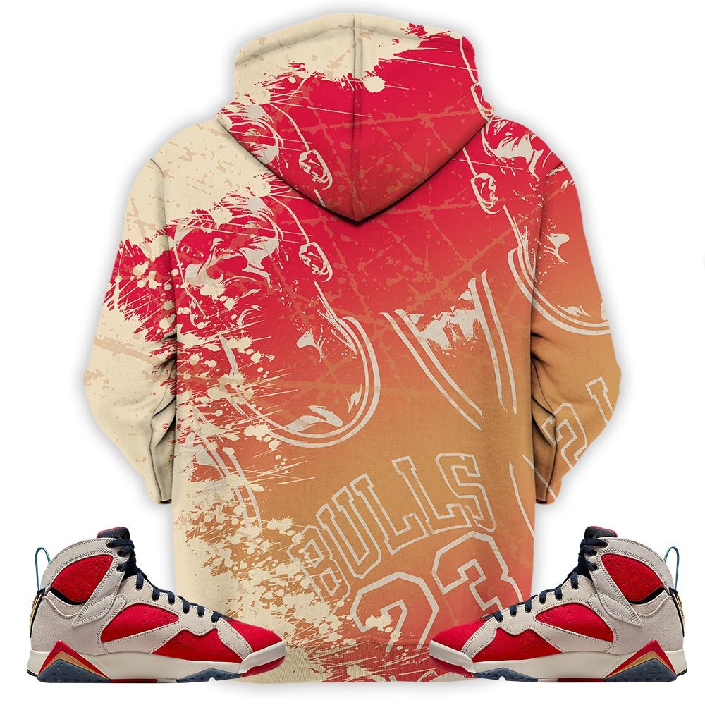 Basketball Superstar Sneaker Shirt Match Trophy Room 7S, Jordan 7 Trophy Room Hoodie Sweatshirt Tee All Over Print MKO Shirt