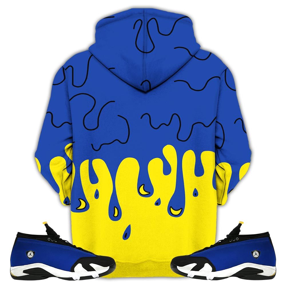 Bebe Kids 80S Baby Sneaker Shirt Match 2023 Blue Laney 14S, Jordan 14 Laney Hoodie Sweatshirt Tee All Over Print MKO Shirt