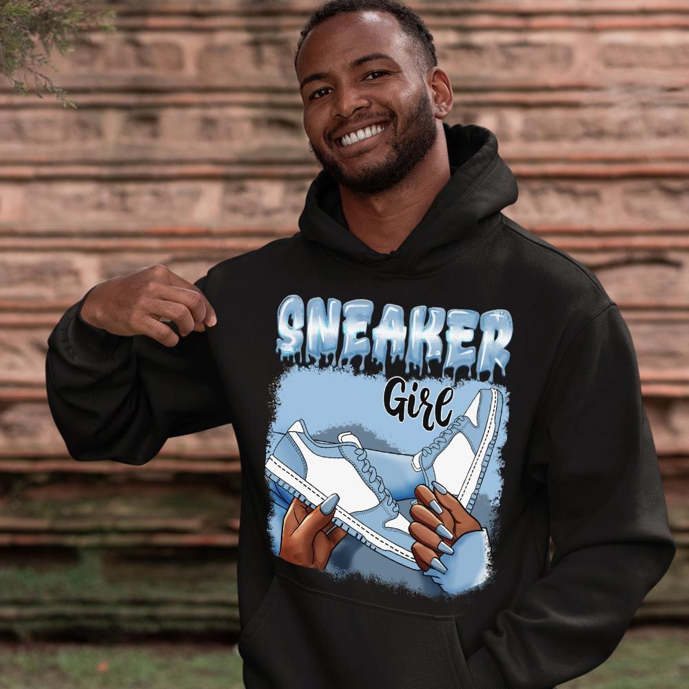 Black Fashion Sneaker Shirt Match 1 Low Gets Icy, Jordan 1 Low Ice Blue MKO T-Shirt Black Fashion Sneaker Shirt Match 1 Low Gets Icy, Jordan 1 Low Ice Blue MKO T-Shirt
