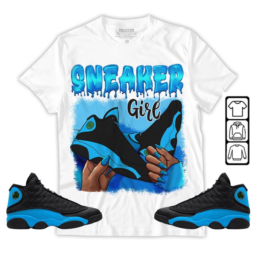 Black Fashion Sneaker Shirt Match Black University Blue 13s, Jordan 13 Black University Blue 2022 MKO T-Shirt Black Fashion Sneaker Shirt Match Black University Blue 13s, Jordan 13 Black University Blue 2022 MKO T-Shirt