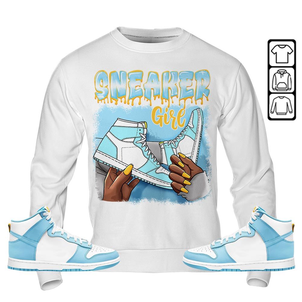 Black Fashion Sneaker Shirt Match Dunk High Blue Chill, Dunk High Homer Simpson MKO T-Shirt Black Fashion Sneaker Shirt Match Dunk High Blue Chill, Dunk High Homer Simpson MKO T-Shirt