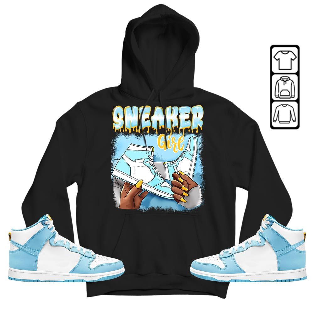 Black Fashion Sneaker Shirt Match Dunk High Blue Chill, Dunk High Homer Simpson MKO T-Shirt Black Fashion Sneaker Shirt Match Dunk High Blue Chill, Dunk High Homer Simpson MKO T-Shirt