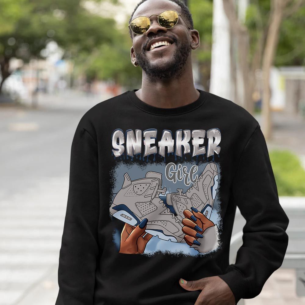 Black Fashion Sneaker Shirt Match Georgetown 6s, Jordan 6 Retro Georgetown MKO T-Shirt Black Fashion Sneaker Shirt Match Georgetown 6s, Jordan 6 Retro Georgetown MKO T-Shirt