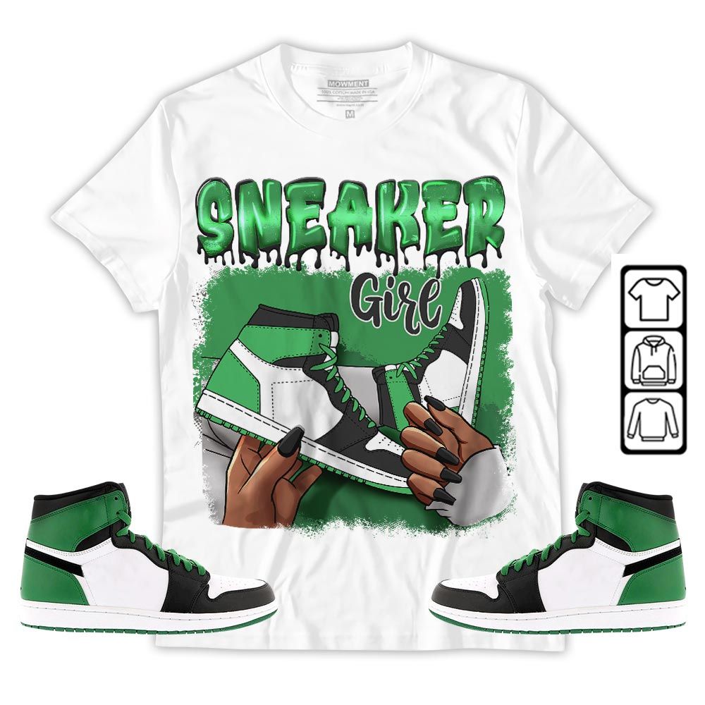 Black Fashion Sneaker Shirt Match Lucky Green 1s, Jordan 1 Lucky Green Hoodie Sweatshirt MKO T-Shirt Black Fashion Sneaker Shirt Match Lucky Green 1s, Jordan 1 Lucky Green Hoodie Sweatshirt MKO T-Shirt