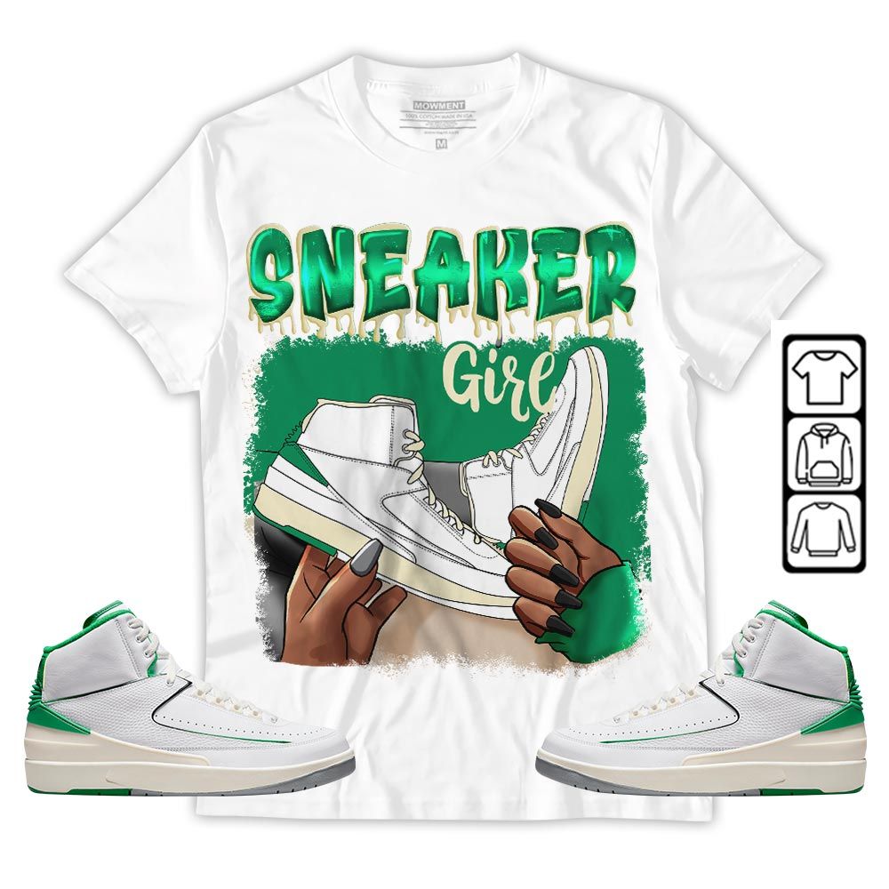 Black Fashion Sneaker Shirt Match Lucky Green 2s, Jordan 2 Lucky Green MKO T-Shirt Black Fashion Sneaker Shirt Match Lucky Green 2s, Jordan 2 Lucky Green MKO T-Shirt