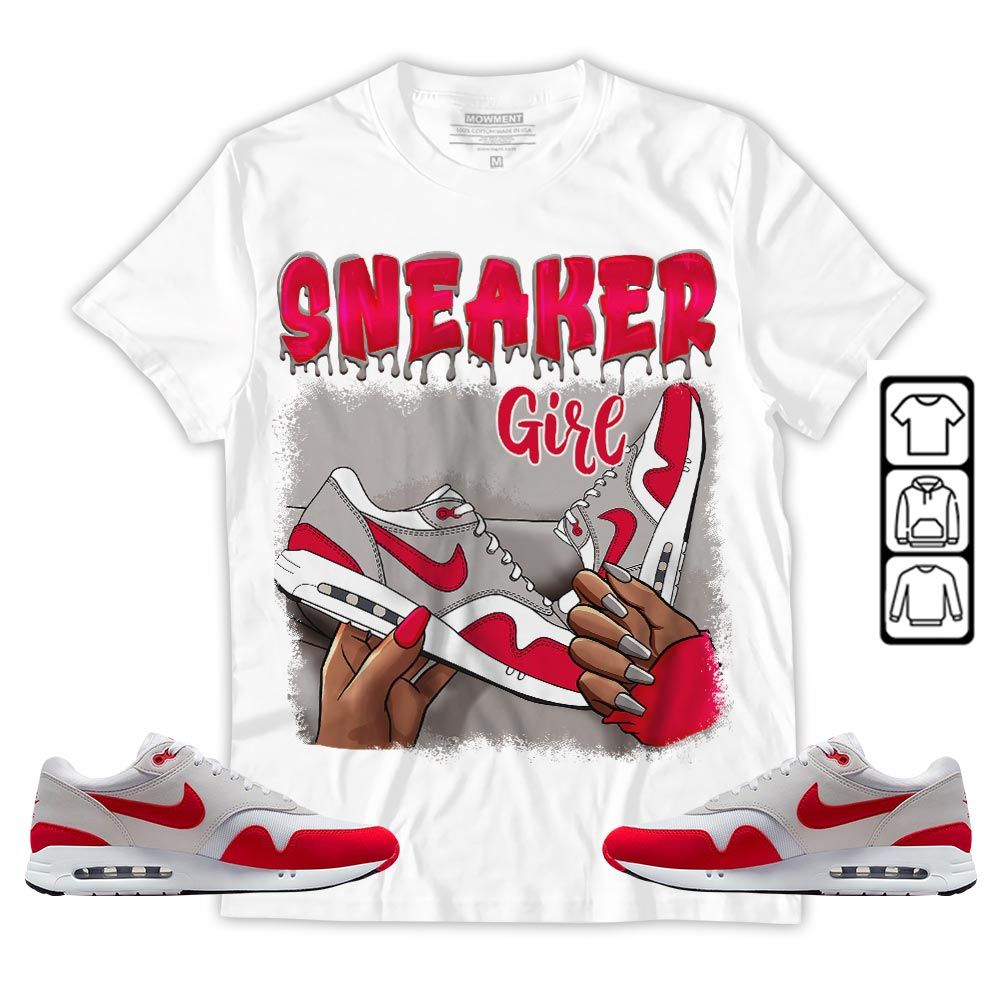 Black Fashion Sneaker Shirt Match Max 1 86 University Red, Air Max 1 86 Big Bubble MKO T-Shirt Black Fashion Sneaker Shirt Match Max 1 86 University Red, Air Max 1 86 Big Bubble MKO T-Shirt
