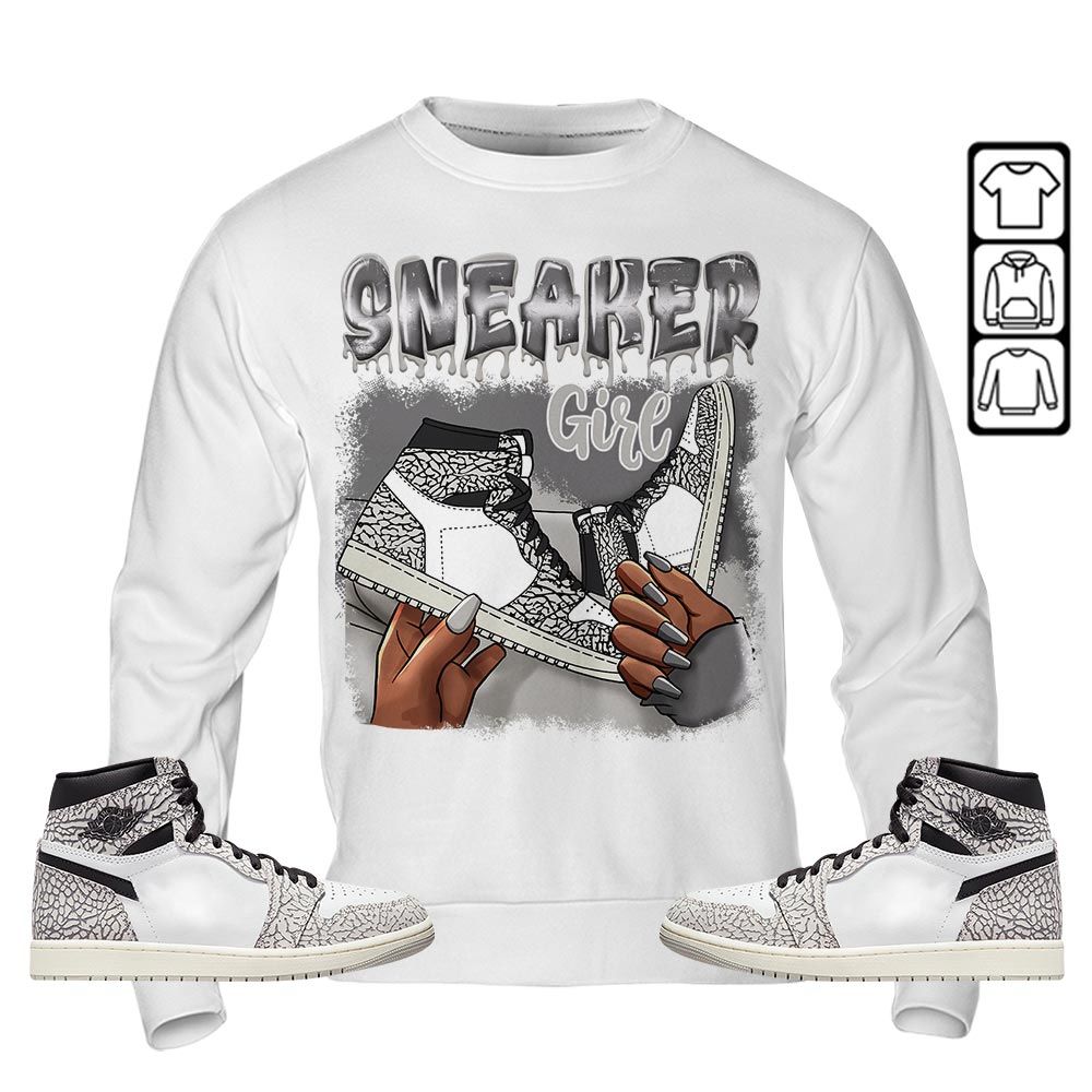 Black Fashion Sneaker Shirt Match OG Elephant 1s, Jordan 1 White Cement MKO T-Shirt Black Fashion Sneaker Shirt Match OG Elephant 1s, Jordan 1 White Cement MKO T-Shirt