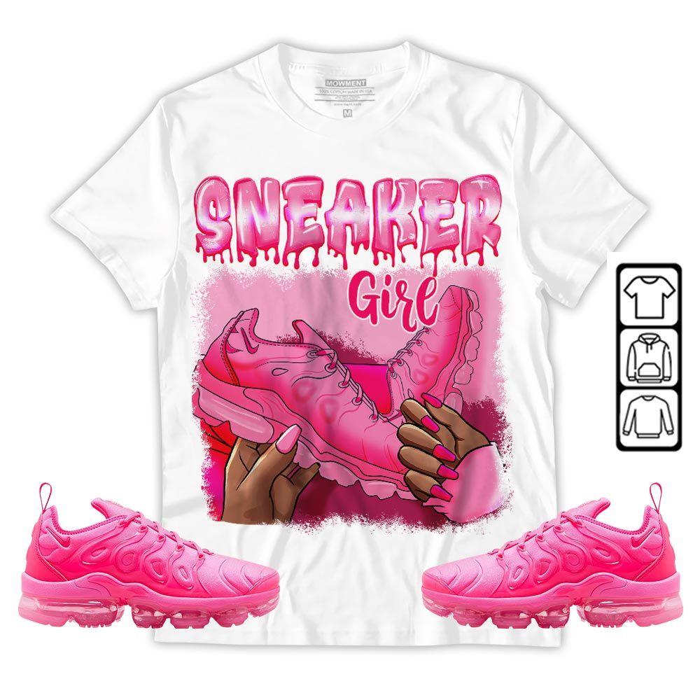 Black Fashion Sneaker Shirt Match Plus Triple Pink, Air VaporMax Plus Triple Pink MKO T-Shirt Black Fashion Sneaker Shirt Match Plus Triple Pink, Air VaporMax Plus Triple Pink MKO T-Shirt