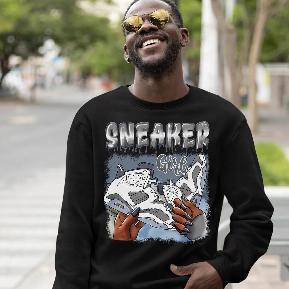 Black Fashion Sneaker Shirt Match Retro Cool Grey 6s, Jordan 6 Cool Grey MKO T-Shirt Black Fashion Sneaker Shirt Match Retro Cool Grey 6s, Jordan 6 Cool Grey MKO T-Shirt
