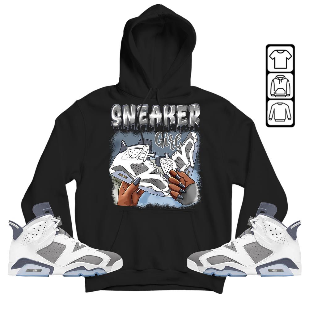 Black Fashion Sneaker Shirt Match Retro Cool Grey 6s, Jordan 6 Cool Grey MKO T-Shirt Black Fashion Sneaker Shirt Match Retro Cool Grey 6s, Jordan 6 Cool Grey MKO T-Shirt