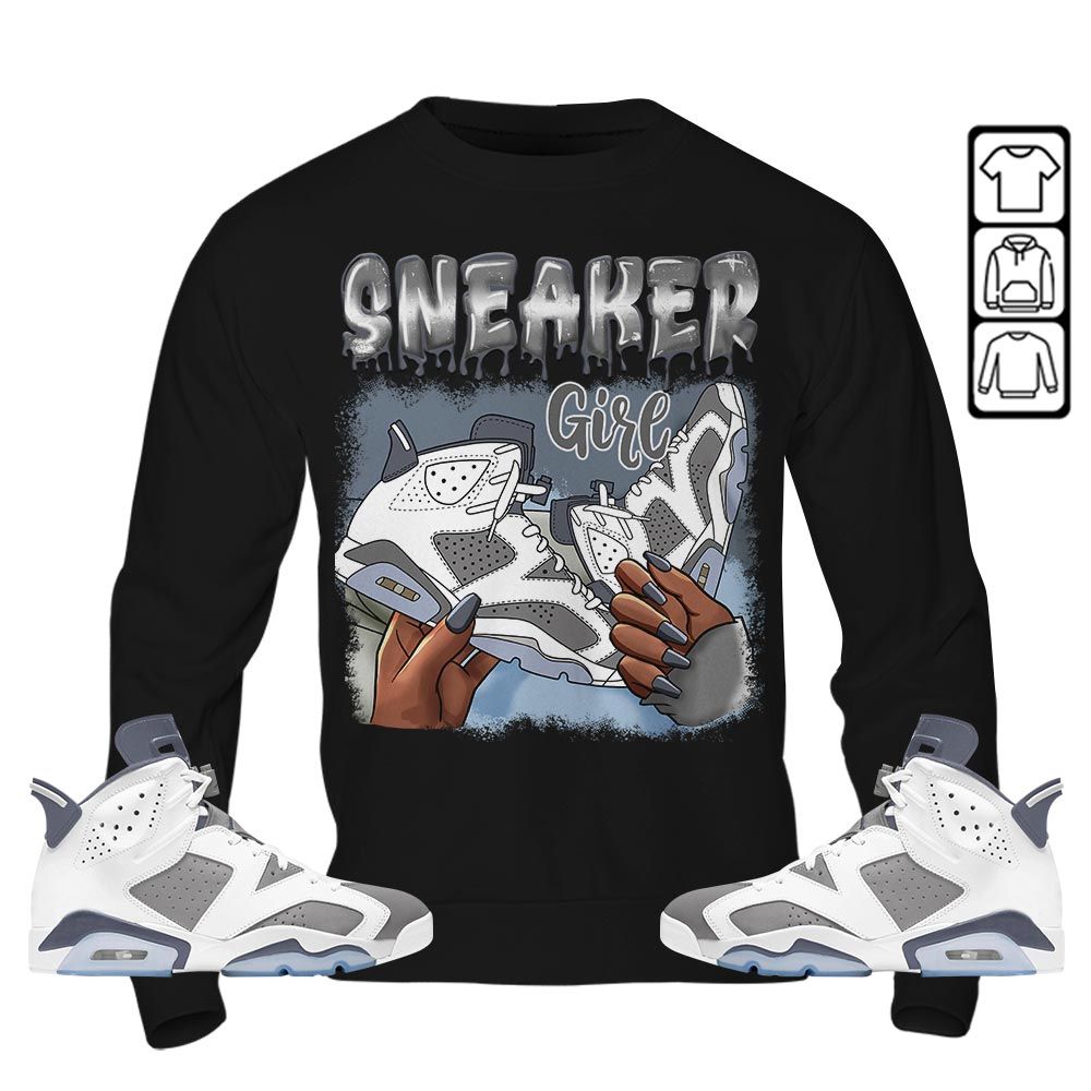 Black Fashion Sneaker Shirt Match Retro Cool Grey 6s, Jordan 6 Cool Grey MKO T-Shirt Black Fashion Sneaker Shirt Match Retro Cool Grey 6s, Jordan 6 Cool Grey MKO T-Shirt