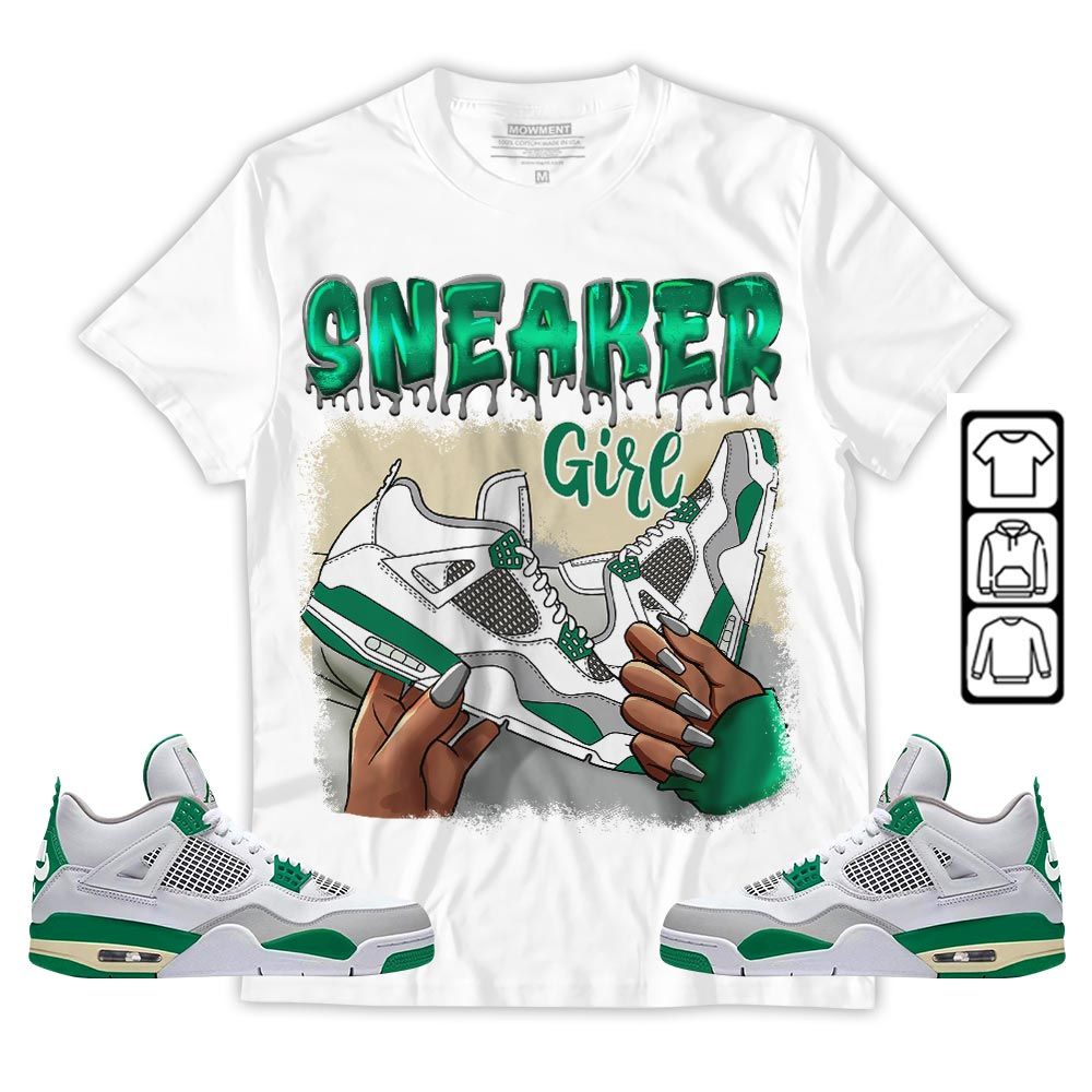 Black Fashion Sneaker Shirt Match Retro Pine Green 4s, Jordan 4 Pine Green MKO T-Shirt Black Fashion Sneaker Shirt Match Retro Pine Green 4s, Jordan 4 Pine Green MKO T-Shirt