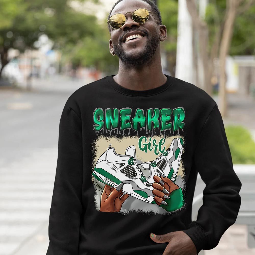 Black Fashion Sneaker Shirt Match Retro Pine Green 4s, Jordan 4 Pine Green MKO T-Shirt Black Fashion Sneaker Shirt Match Retro Pine Green 4s, Jordan 4 Pine Green MKO T-Shirt