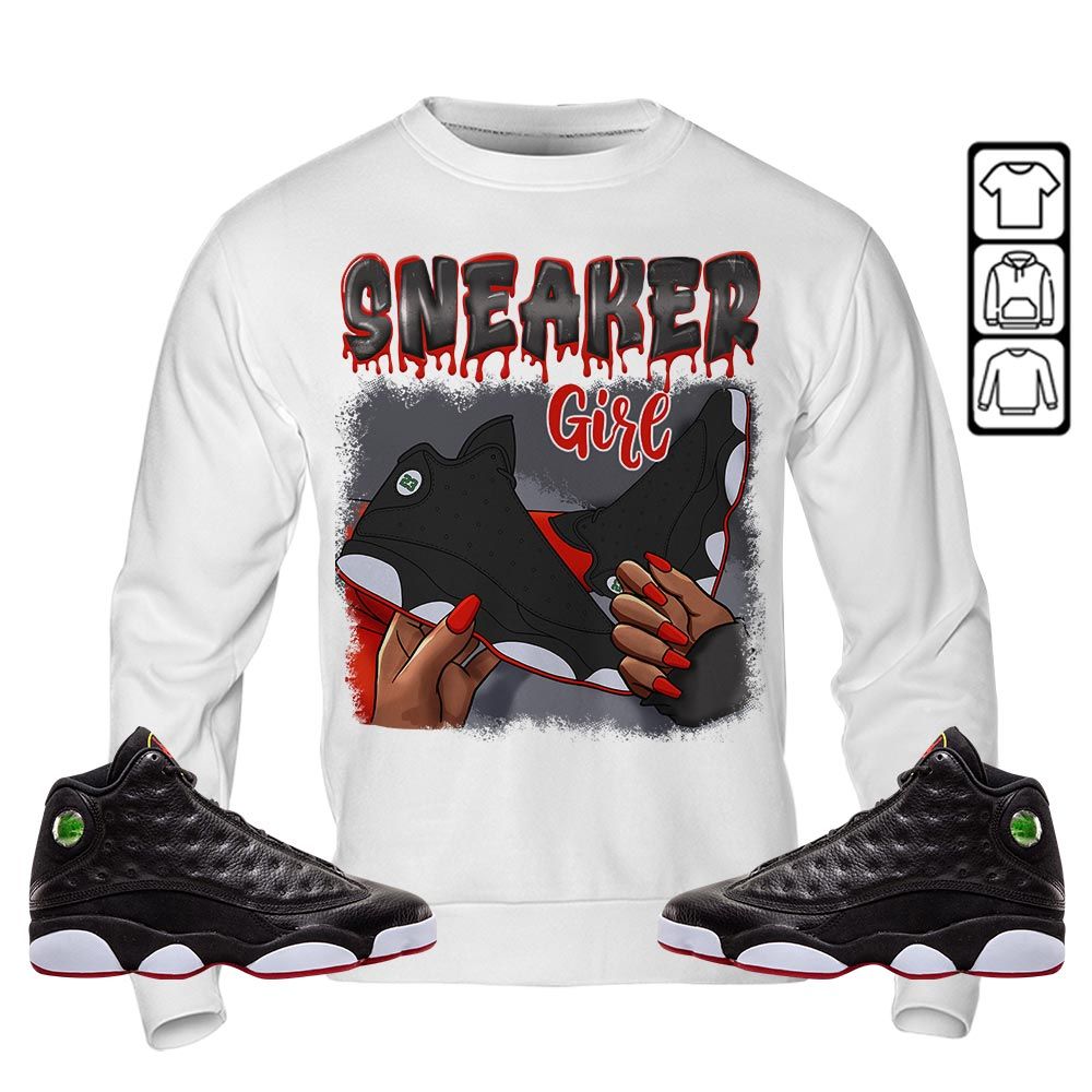 Black Fashion Sneaker Shirt Match Retro Playoffs 13s, Jordan 13 Playoffs MKO T-Shirt Black Fashion Sneaker Shirt Match Retro Playoffs 13s, Jordan 13 Playoffs MKO T-Shirt