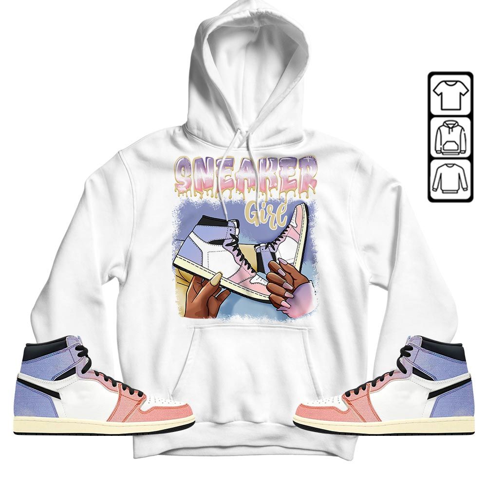 Black Fashion Sneaker Shirt Match Retro Skyline 1s, Jordan 1 High OG Skyline MKO T-Shirt
