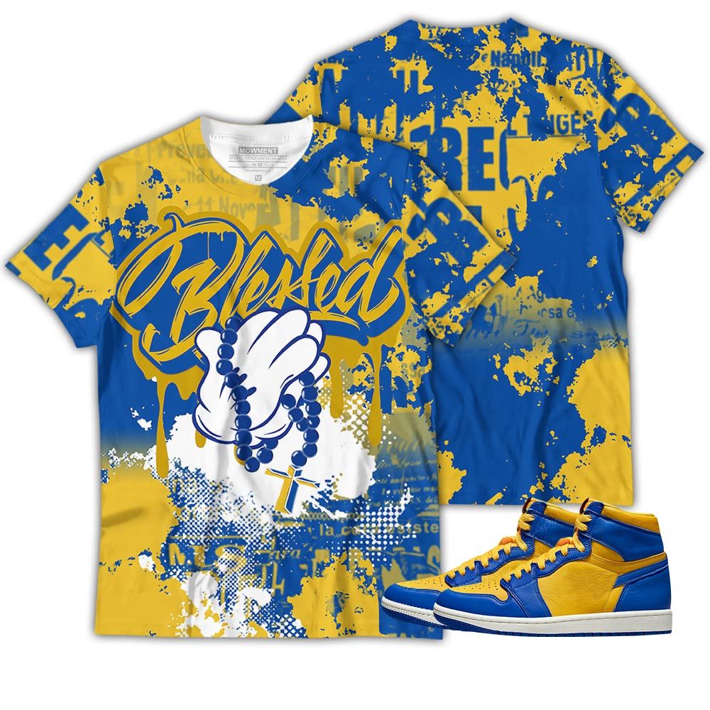 Blessed Drip Sneaker Shirt Match 2023 Laney 1S, Jordan 1 Retro High Laney Hoodie Sweatshirt Tee All Over Print MKO Shirt Blessed Drip Sneaker Shirt Match 2023 Laney 1S, Jordan 1 Retro High Laney Hoodie Sweatshirt Tee All Over Print MKO Shirt