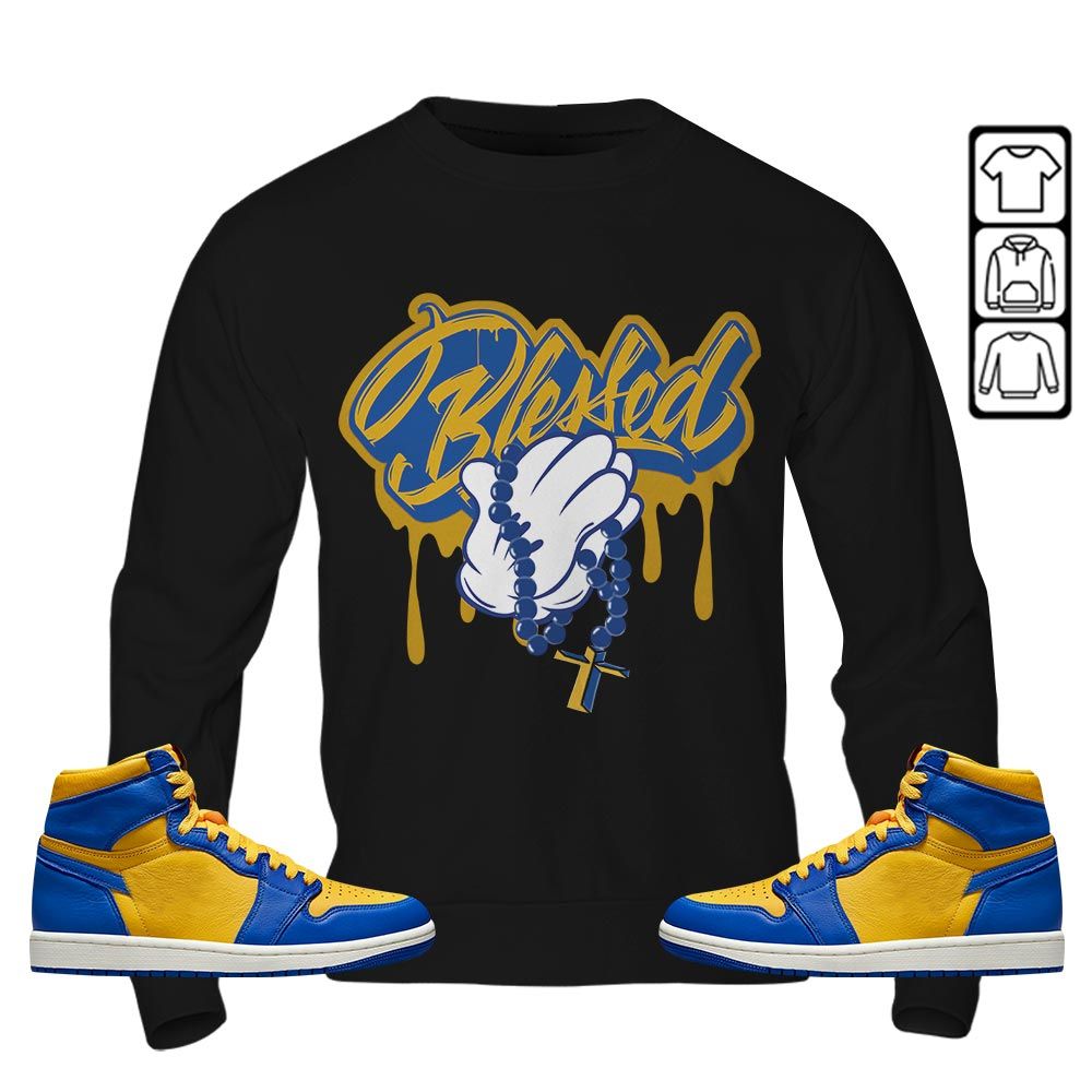 Blessed Drip Sneaker Shirt Match 2023 Laney 1s, Jordan 1 Retro High Laney MKO T-Shirt Blessed Drip Sneaker Shirt Match 2023 Laney 1s, Jordan 1 Retro High Laney MKO T-Shirt