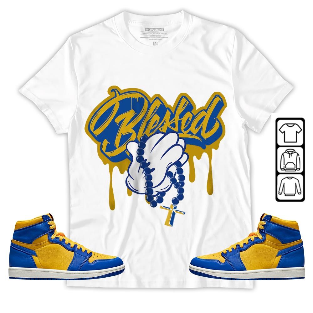 Blessed Drip Sneaker Shirt Match 2023 Laney 1s, Jordan 1 Retro High Laney MKO T-Shirt Blessed Drip Sneaker Shirt Match 2023 Laney 1s, Jordan 1 Retro High Laney MKO T-Shirt