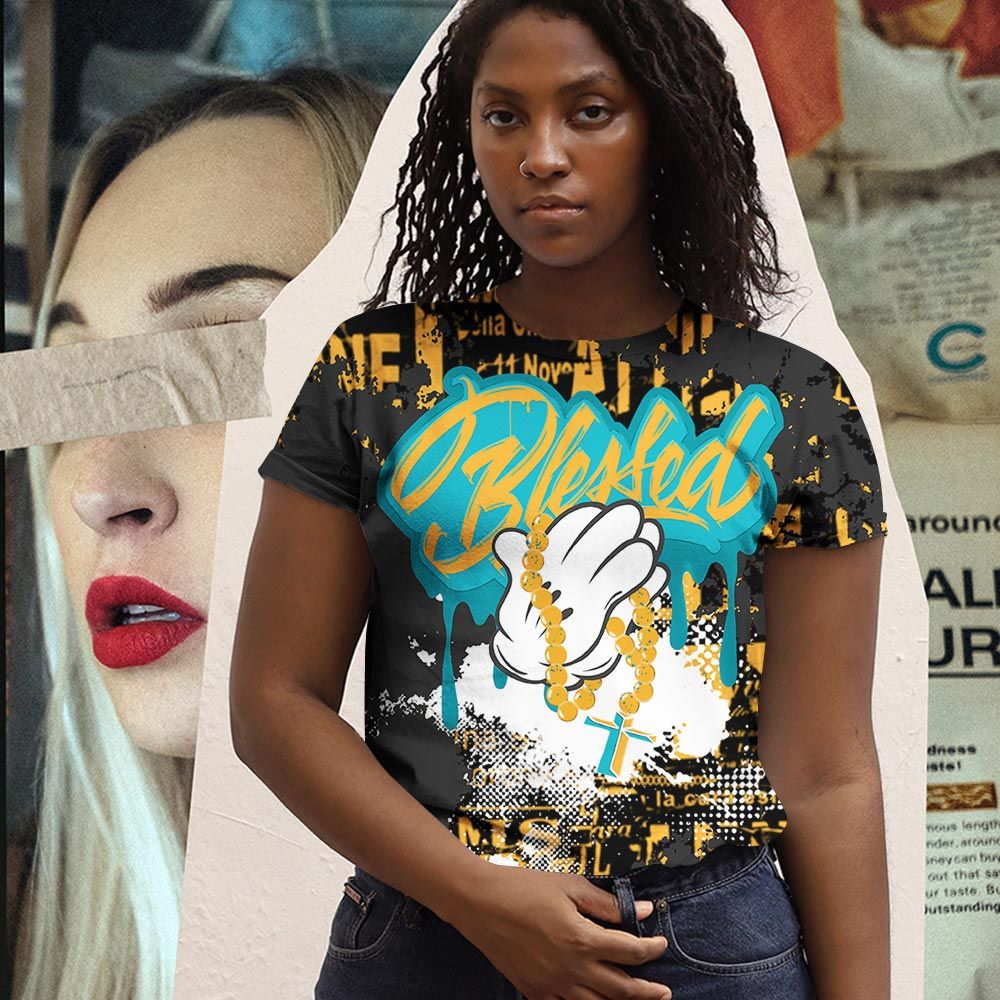 Blessed Drip Sneaker Shirt Match 2023 Retro Aqua 5S, Jordan 5 Aqua Hoodie Sweatshirt Tee All Over Print MKO Shirt Blessed Drip Sneaker Shirt Match 2023 Retro Aqua 5S, Jordan 5 Aqua Hoodie Sweatshirt Tee All Over Print MKO Shirt