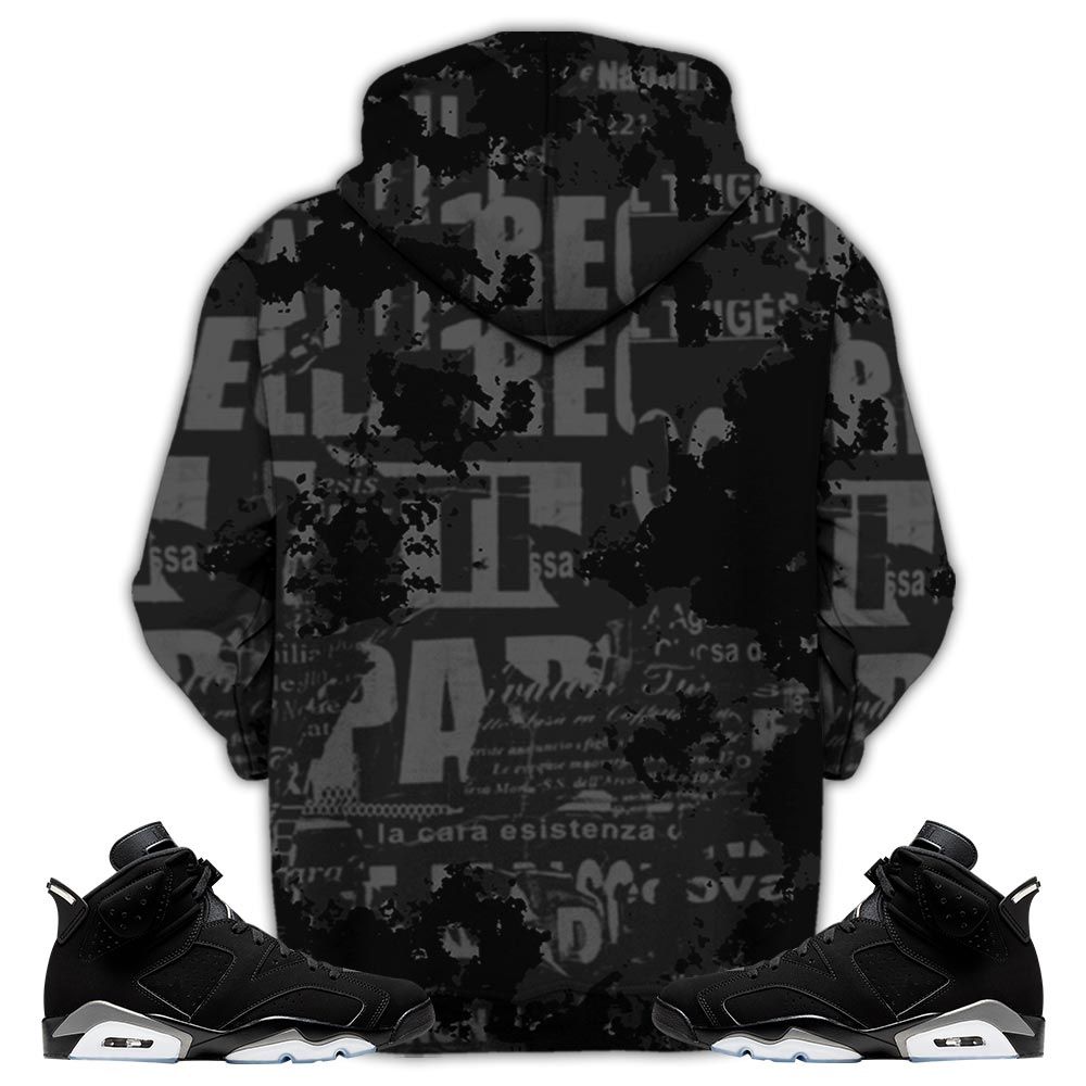 Blessed Drip Sneaker Shirt Match Black Chrome 6S, Jordan 6 Black Chrome Hoodie Sweatshirt Tee All Over Print MKO Shirt