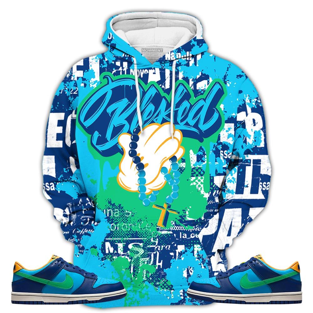 Blessed Drip Sneaker Shirt Match Dunk Low Gs Kyrie, Dunk Low Gs Electric Algae Hoodie Sweatshirt Tee All Over Print MKO Shirt Blessed Drip Sneaker Shirt Match Dunk Low Gs Kyrie, Dunk Low Gs Electric Algae Hoodie Sweatshirt Tee All Over Print MKO Shirt