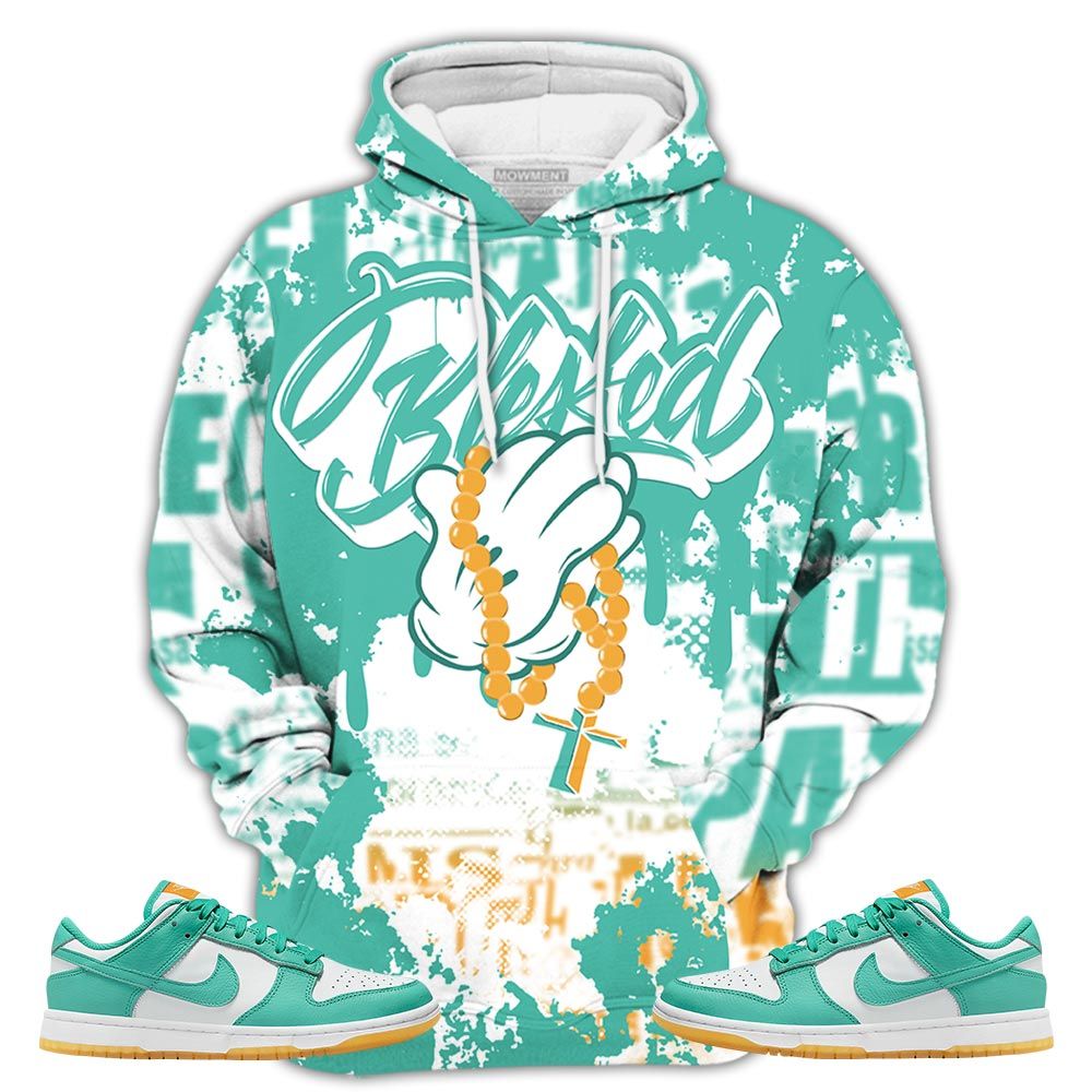Blessed Drip Sneaker Shirt Match Dunk Low Turquoise, Dunk Low Teal Zeal Hoodie Sweatshirt Tee All Over Print MKO Shirt Blessed Drip Sneaker Shirt Match Dunk Low Turquoise, Dunk Low Teal Zeal Hoodie Sweatshirt Tee All Over Print MKO Shirt