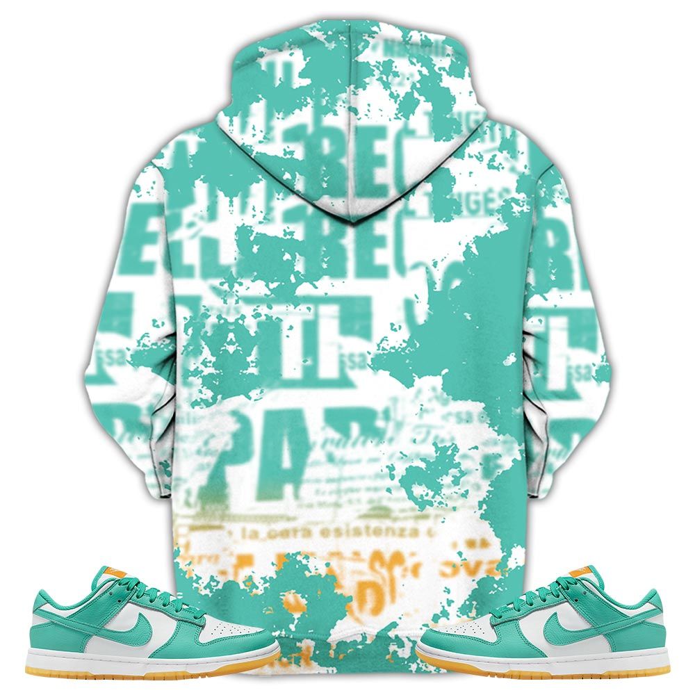 Blessed Drip Sneaker Shirt Match Dunk Low Turquoise, Dunk Low Teal Zeal Hoodie Sweatshirt Tee All Over Print MKO Shirt