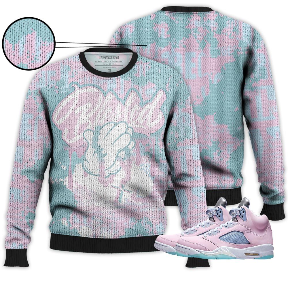 Blessed Drip Sneaker Shirt Match Easter 5S, Jordan 5 Retro Easter Hoodie Sweatshirt Tee All Over Print MKO Shirt Blessed Drip Sneaker Shirt Match Easter 5S, Jordan 5 Retro Easter Hoodie Sweatshirt Tee All Over Print MKO Shirt