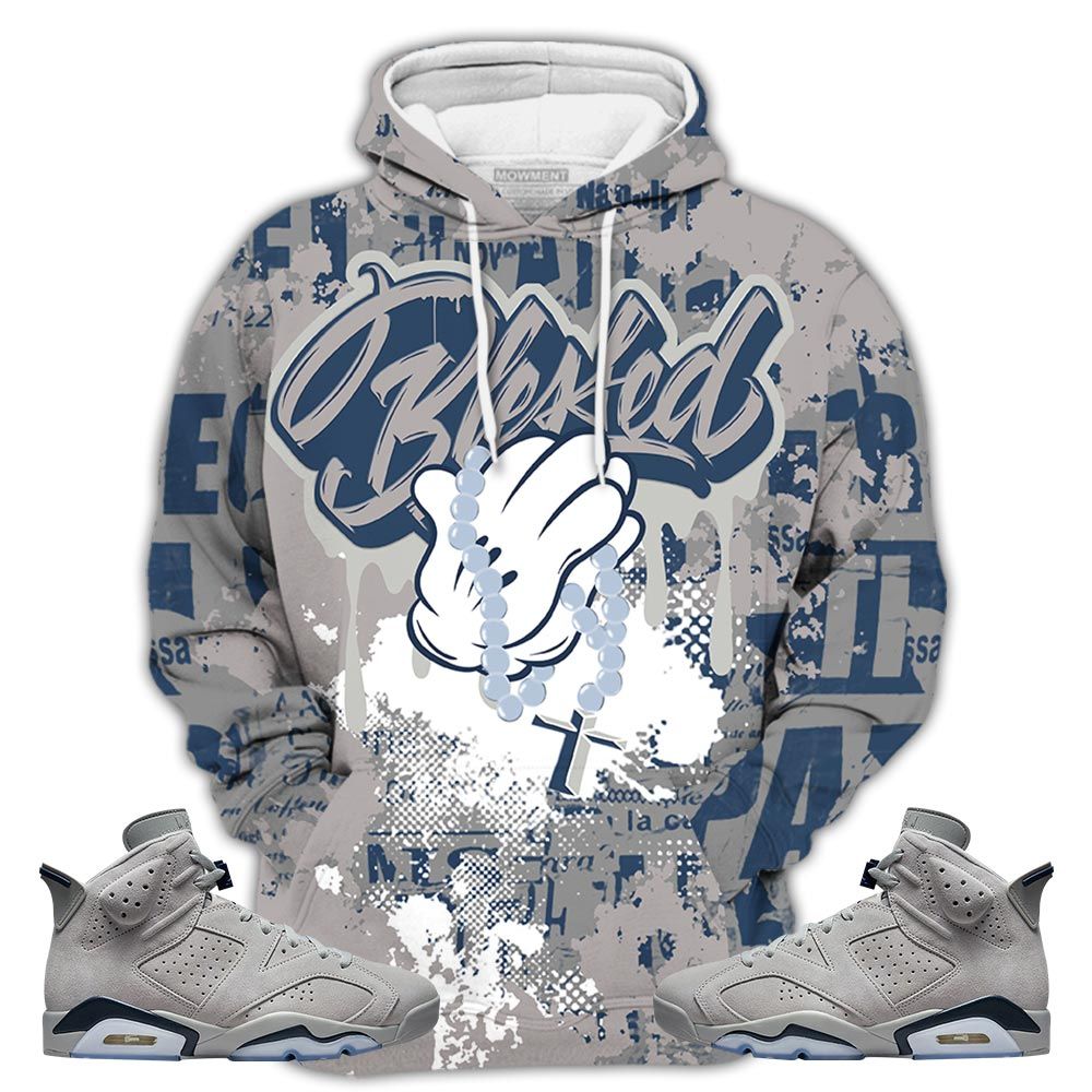 Blessed Drip Sneaker Shirt Match Georgetown 6S, Jordan 6 Retro Georgetown Hoodie Sweatshirt Tee All Over Print MKO Shirt Blessed Drip Sneaker Shirt Match Georgetown 6S, Jordan 6 Retro Georgetown Hoodie Sweatshirt Tee All Over Print MKO Shirt