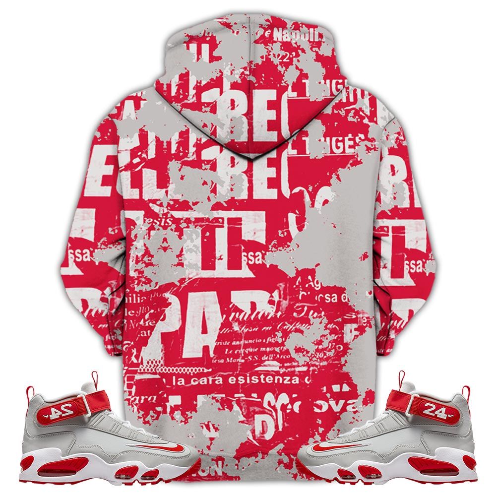 Blessed Drip Sneaker Shirt Match Griffey Max 1 University Reds, Air Griffey Max 1 Gray Reds Hoodie Sweatshirt Tee All Over Print MKO Shirt