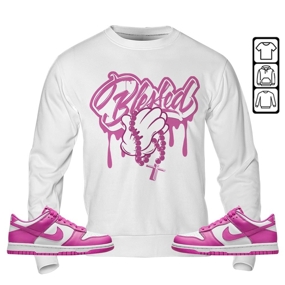 Blessed Drip Sneaker Shirt Match GS Active Fuchsia, Dunk Low Active Fuchsia MKO T-Shirt Blessed Drip Sneaker Shirt Match GS Active Fuchsia, Dunk Low Active Fuchsia MKO T-Shirt