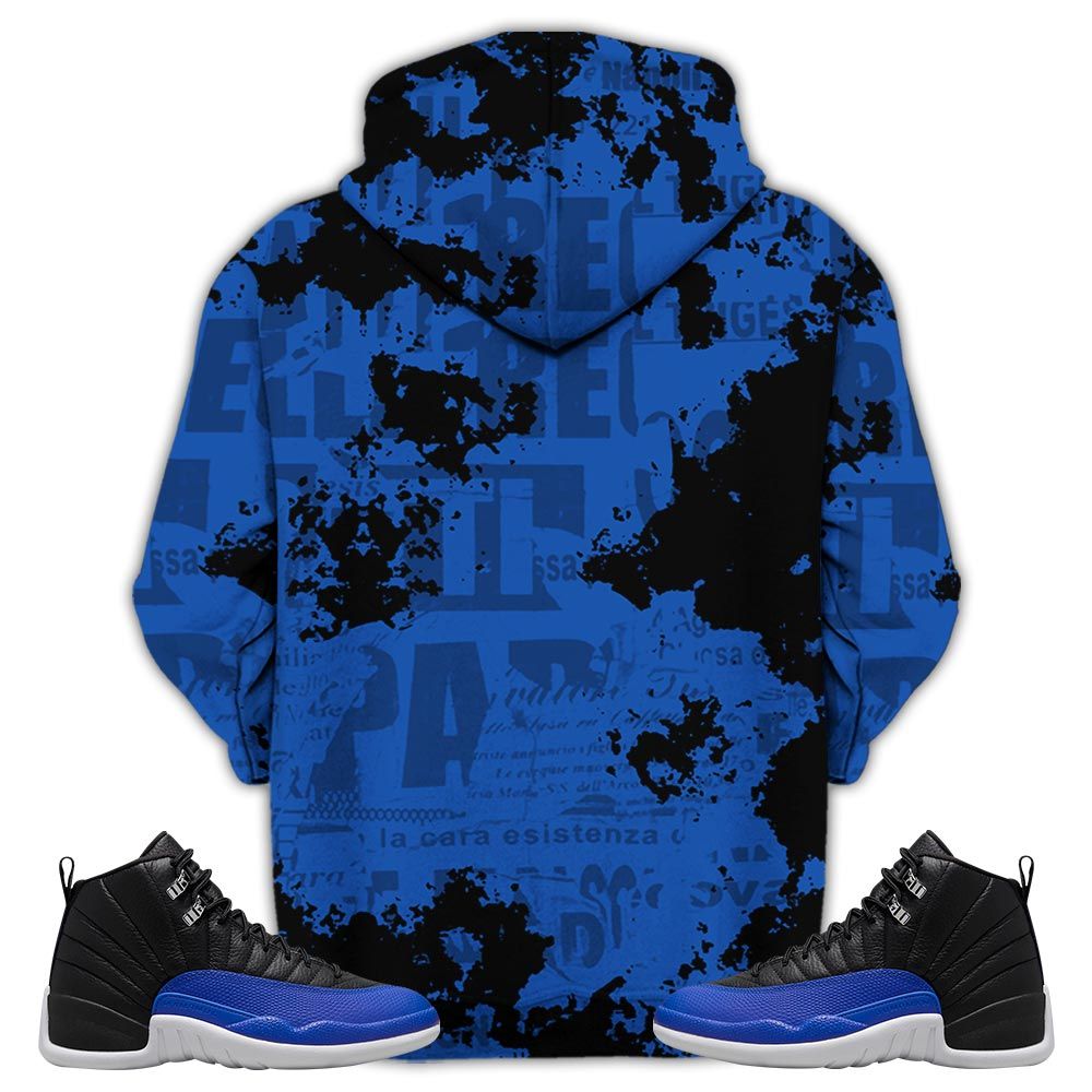 Blessed Drip Sneaker Shirt Match Hyper Royal 12S, Jordan 12 Hyper Royal Hoodie Sweatshirt Tee All Over Print MKO Shirt