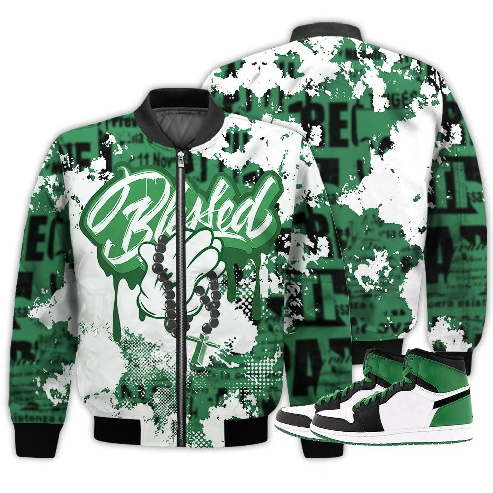 Blessed Drip Sneaker Shirt Match Lucky Green 1S, Jordan 1 Lucky Green Hoodie Sweatshirt Tee All Over Print MKO Shirt Blessed Drip Sneaker Shirt Match Lucky Green 1S, Jordan 1 Lucky Green Hoodie Sweatshirt Tee All Over Print MKO Shirt