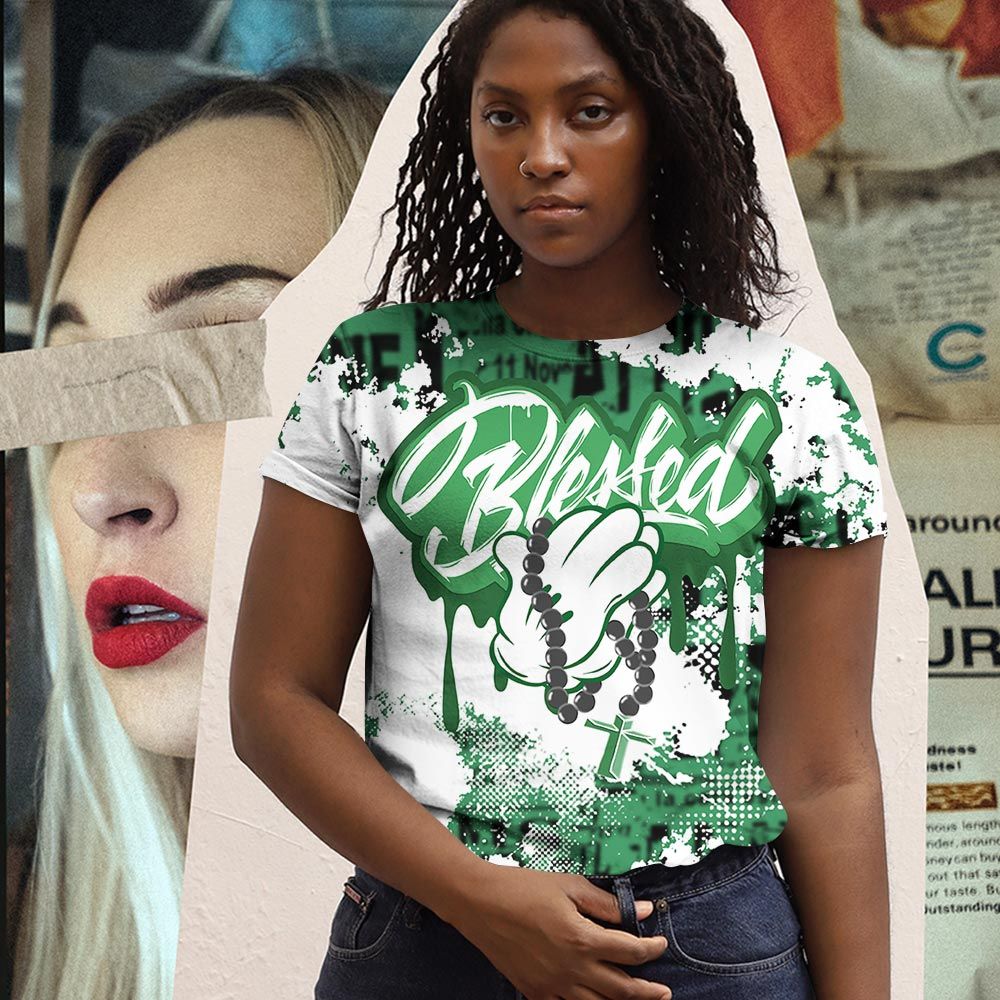 Blessed Drip Sneaker Shirt Match Lucky Green 1S, Jordan 1 Lucky Green Hoodie Sweatshirt Tee All Over Print MKO Shirt Blessed Drip Sneaker Shirt Match Lucky Green 1S, Jordan 1 Lucky Green Hoodie Sweatshirt Tee All Over Print MKO Shirt
