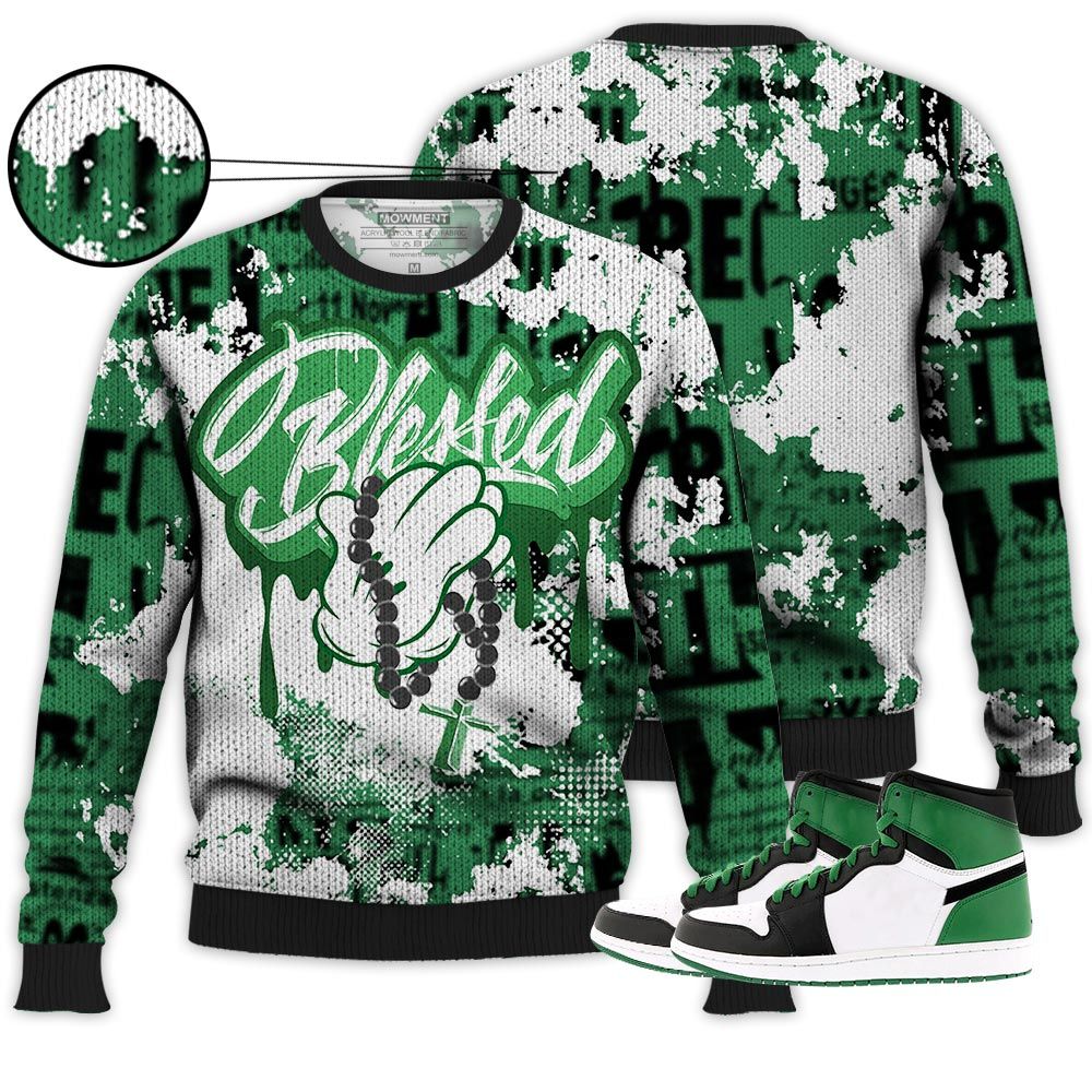 Blessed Drip Sneaker Shirt Match Lucky Green 1S, Jordan 1 Lucky Green Hoodie Sweatshirt Tee All Over Print MKO Shirt Blessed Drip Sneaker Shirt Match Lucky Green 1S, Jordan 1 Lucky Green Hoodie Sweatshirt Tee All Over Print MKO Shirt