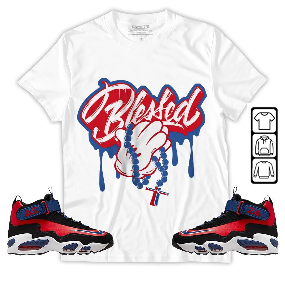 Blessed Drip Sneaker Shirt Match Max 1 Navy Red Black, Air Griffey Max 1 Black Red Navy Blue MKO T-Shirt Blessed Drip Sneaker Shirt Match Max 1 Navy Red Black, Air Griffey Max 1 Black Red Navy Blue MKO T-Shirt