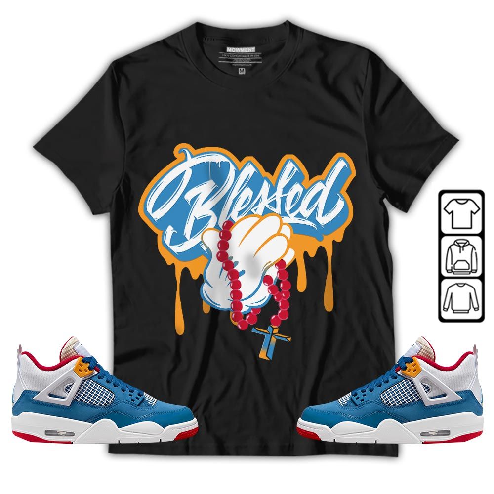 Blessed Drip Sneaker Shirt Match Messy Room 4s, Jordan 4 GS Messy Room MKO T-Shirt Blessed Drip Sneaker Shirt Match Messy Room 4s, Jordan 4 GS Messy Room MKO T-Shirt