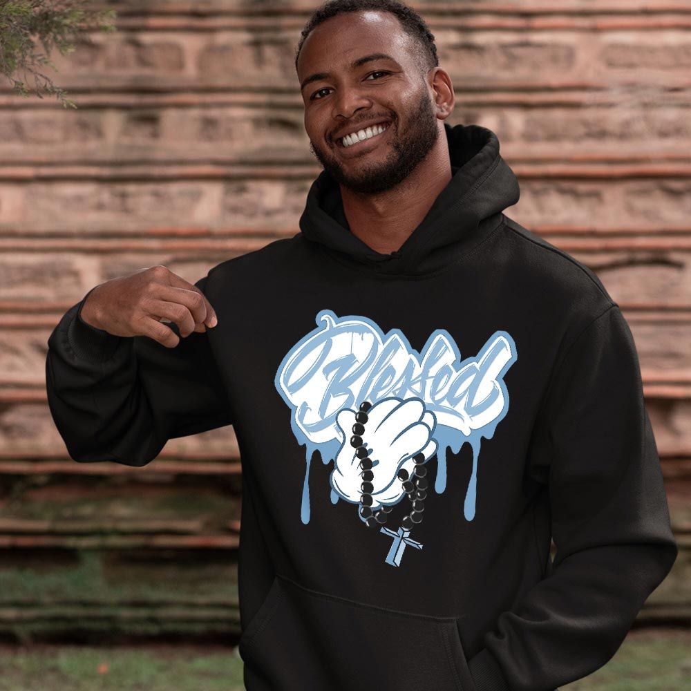 Blessed Drip Sneaker Shirt Match Mid Ice Blue 1s, Jordan 1 Mid Ice Blue MKO T-Shirt Blessed Drip Sneaker Shirt Match Mid Ice Blue 1s, Jordan 1 Mid Ice Blue MKO T-Shirt