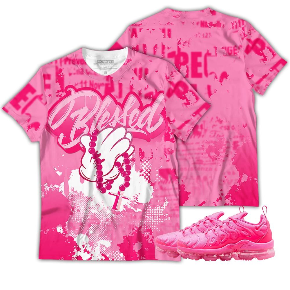 Blessed Drip Sneaker Shirt Match Plus Triple Pink, Air Vapormax Plus Triple Pink Hoodie Sweatshirt Tee All Over Print MKO Shirt Blessed Drip Sneaker Shirt Match Plus Triple Pink, Air Vapormax Plus Triple Pink Hoodie Sweatshirt Tee All Over Print MKO Shirt