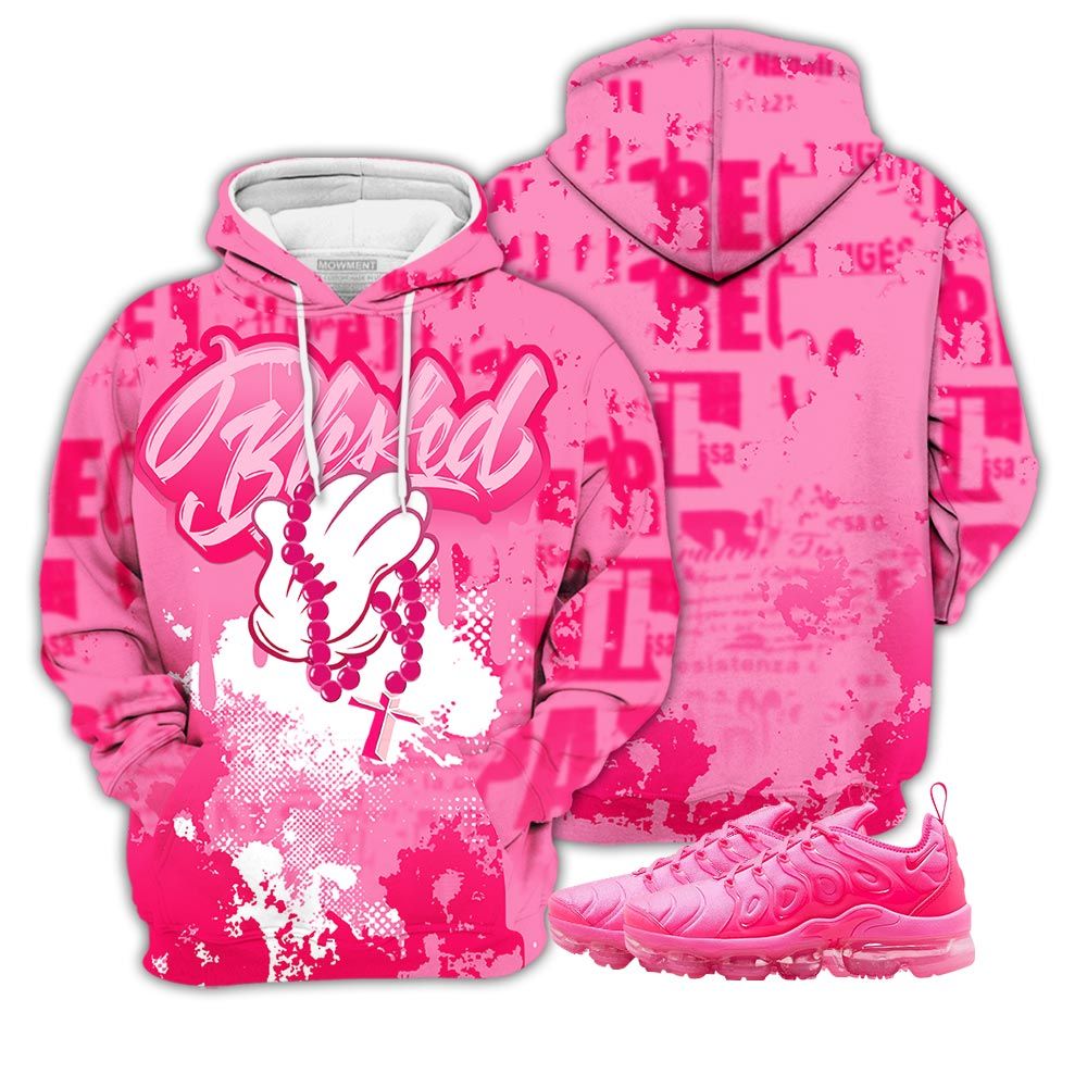 Blessed Drip Sneaker Shirt Match Plus Triple Pink, Air Vapormax Plus Triple Pink Hoodie Sweatshirt Tee All Over Print MKO Shirt Blessed Drip Sneaker Shirt Match Plus Triple Pink, Air Vapormax Plus Triple Pink Hoodie Sweatshirt Tee All Over Print MKO Shirt