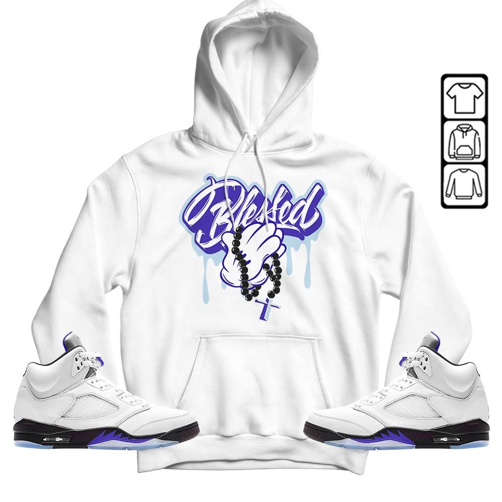Blessed Drip Sneaker Shirt Match Retro Concord 5s, Jordan 5 Retro Concord MKO T-Shirt